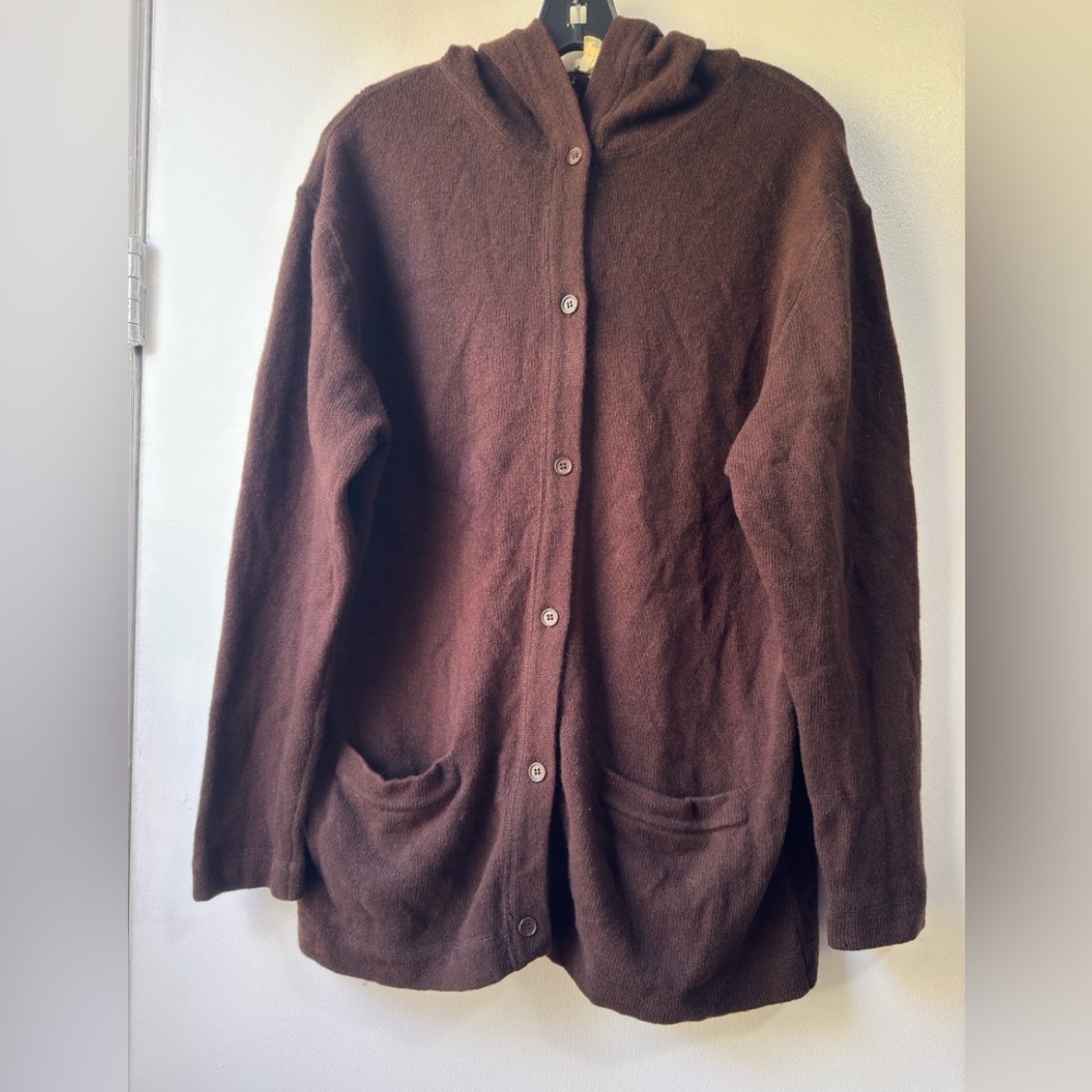 J. Crew Men's Brown Wool Cardigan